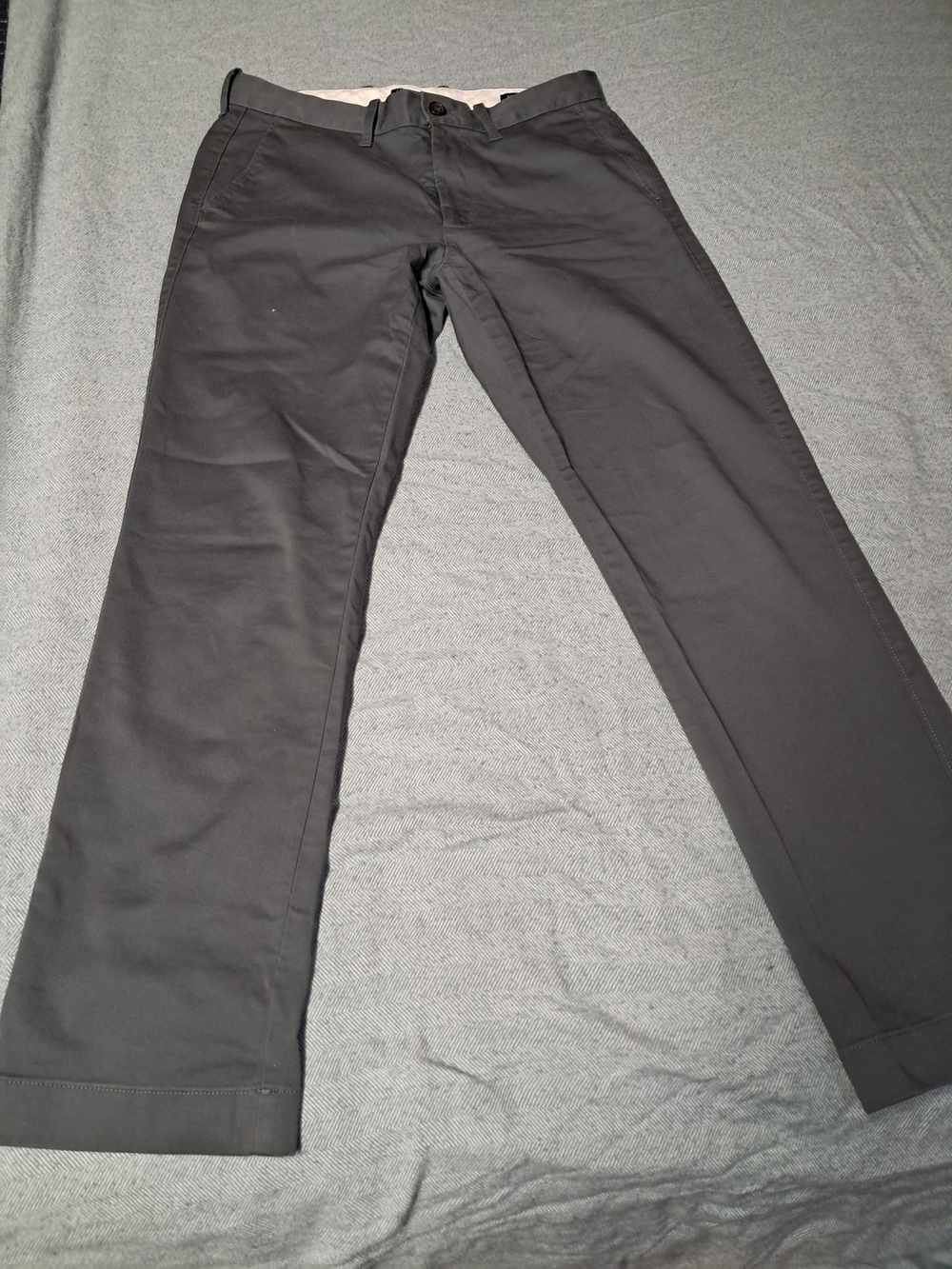 J. Crew Men's Black Chino Pants Syraight Fit 30x30